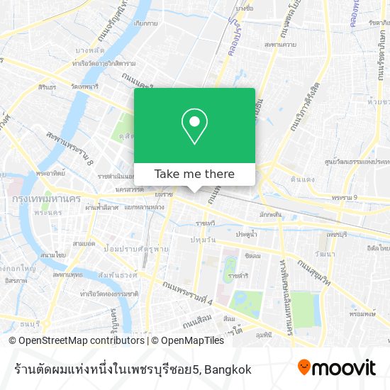 ร้านตัดผมแห่งหนึ่งในเพชรบุรีซอย5 map