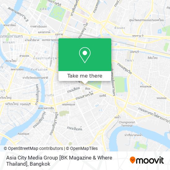 Asia City Media Group [BK Magazine & Where Thailand] map