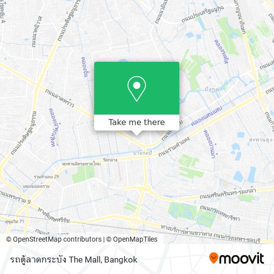 รถตู้ลาดกระบัง The Mall map