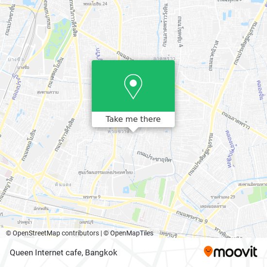 Queen Internet cafe map