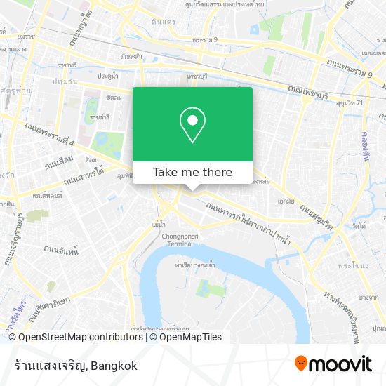 ร้านแสงเจริญ map