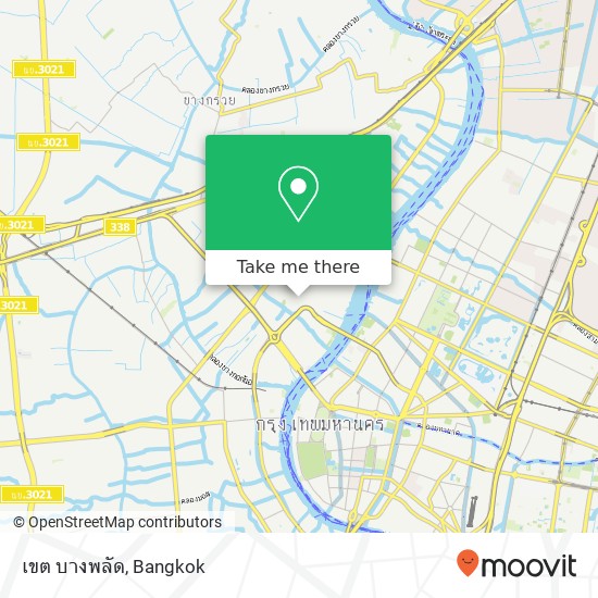 เขต บางพลัด map