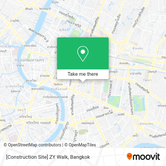 How to Get to [Construction Site] ZY Walk in Pathum Wan by Bus, Metro ...