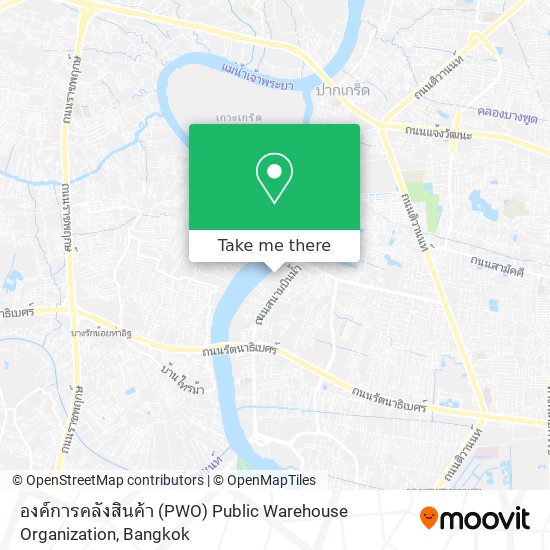 องค์การคลังสินค้า (PWO) Public Warehouse Organization map