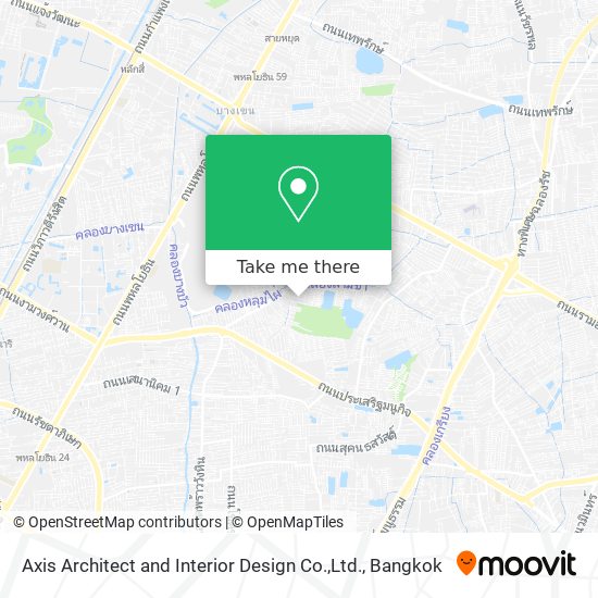 Axis Architect and Interior Design Co.,Ltd. map