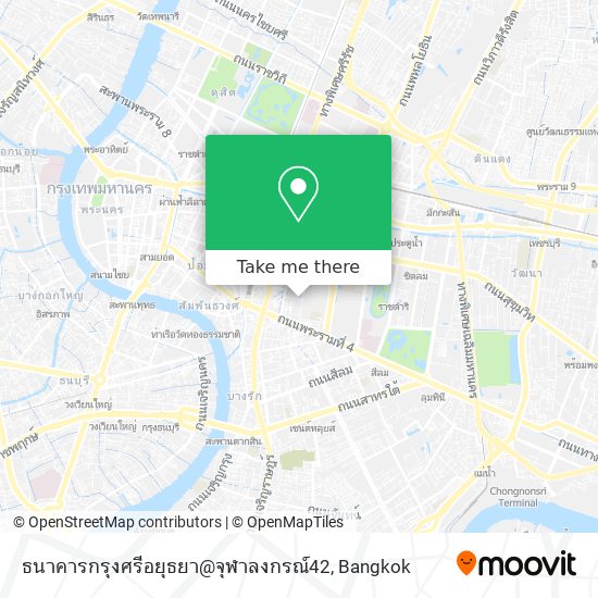 ธนาคารกรุงศรีอยุธยา@จุฬาลงกรณ์42 map