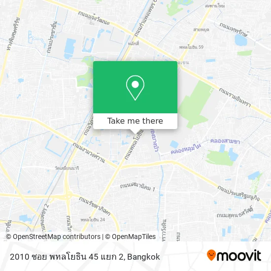 2010 ซอย พหลโยธิน 45 แยก 2 map