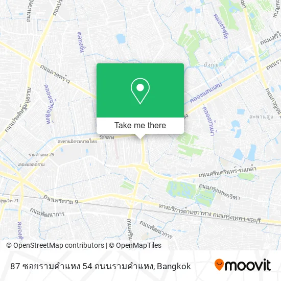 87 ซอยรามคำแหง 54 ถนนรามคำแหง map