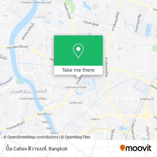 ปั้ม Caltex ติวานนท์ map