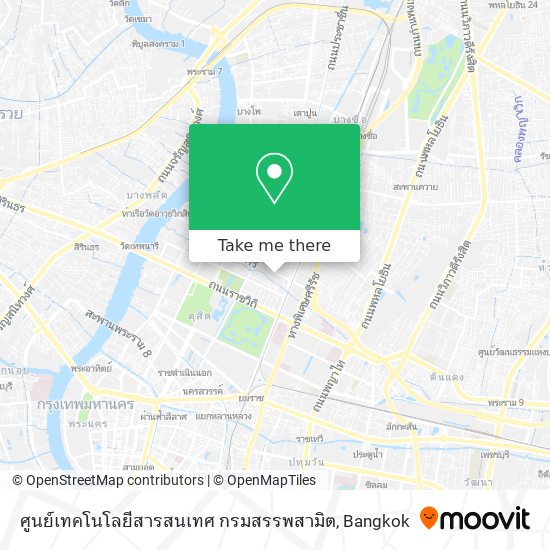 ศูนย์เทคโนโลยีสารสนเทศ กรมสรรพสามิต map