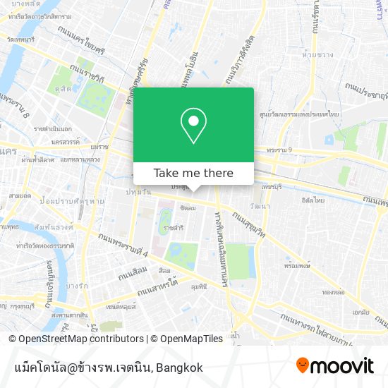 แม็คโดนัล@ข้างรพ.เจตนิน map