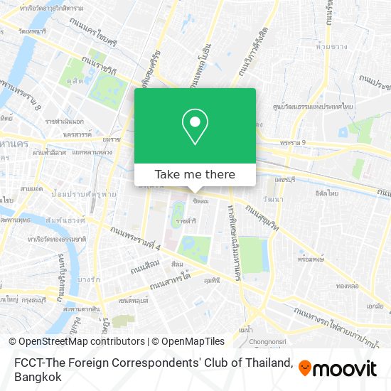 FCCT-The Foreign Correspondents' Club of Thailand map