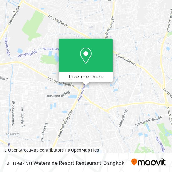ลานจอดรถ Waterside Resort Restaurant map