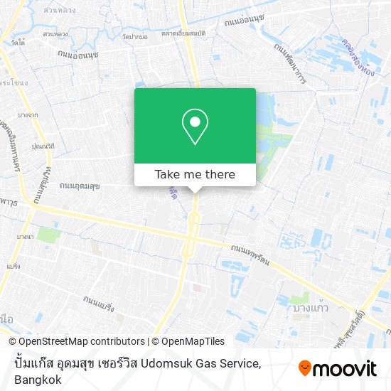 ปั้มแก๊ส อุดมสุข เซอร์วิส Udomsuk Gas Service map