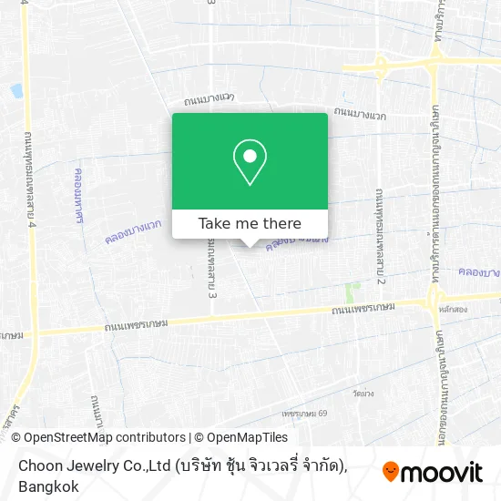Choon Jewelry Co.,Ltd (บริษัท ชุ้น จิวเวลรี่ จำกัด) map