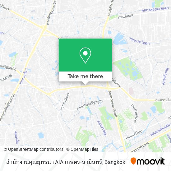 สำนักงานคุณยุทธนา AIA เกษตร-นวมินทร์ map