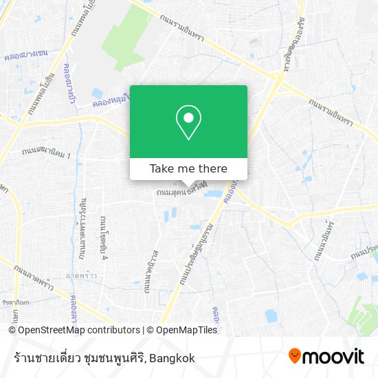 ร้านชายเดี่ยว ชุมชนพูนศิริ map