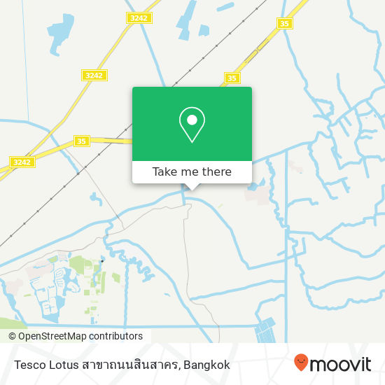 Tesco Lotus สาขาถนนสินสาคร map