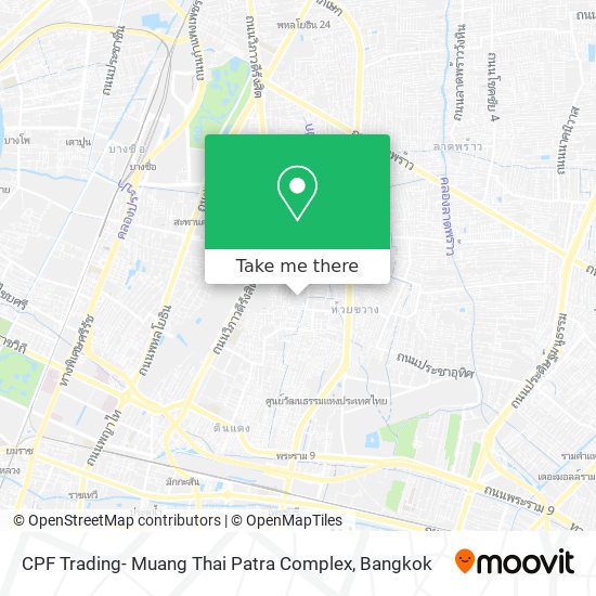 CPF Trading- Muang Thai Patra Complex map