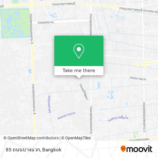 85 ถนนบางแวก map