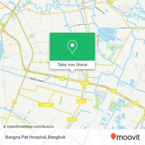Bangna Pet Hospital map