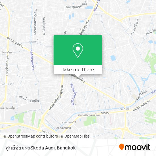 ศูนย์ซ่อมรถSkoda Audi map