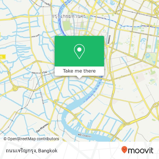 ถนนเจริญกรุง map