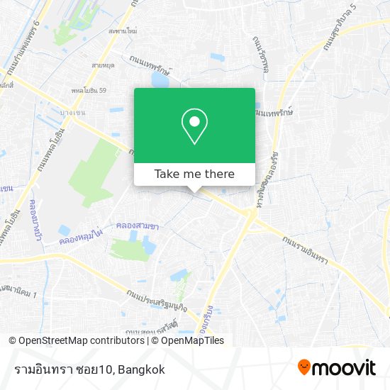รามอินทรา ซอย10 map