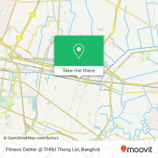 Fitness Center @ THRU Thong Lor map