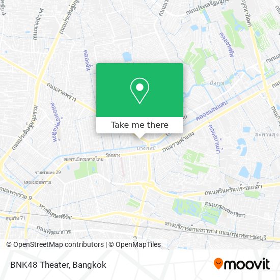 BNK48 Theater map