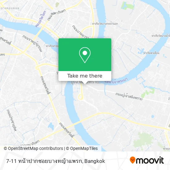 7-11 หน้าปากซอยบางหญ้าแพรก map