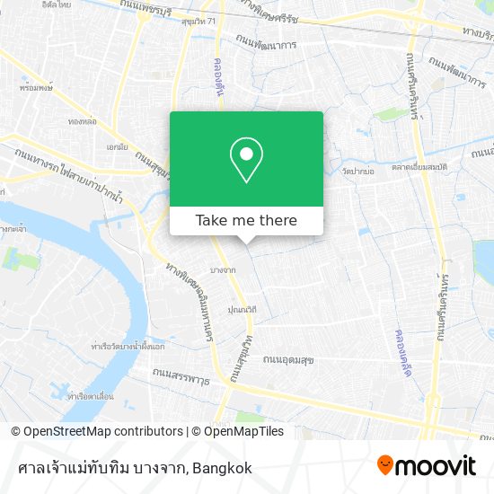 ศาลเจ้าแม่ทับทิม บางจาก map