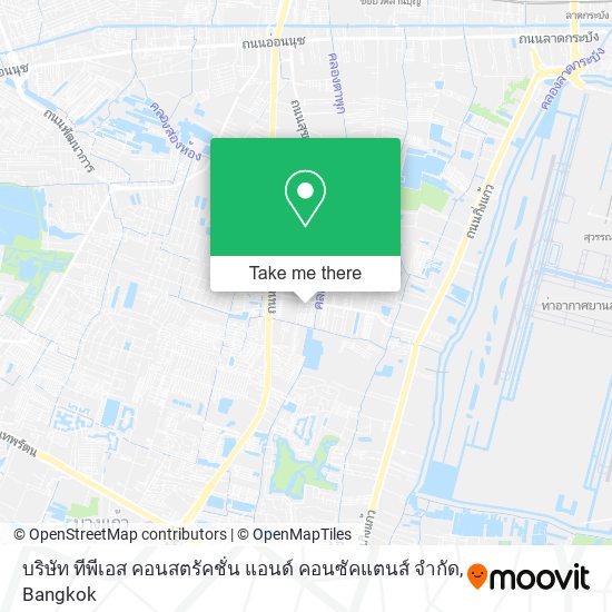 บริษัท ทีพีเอส คอนสตรัคชั่น แอนด์ คอนซัคแตนส์ จำกัด map