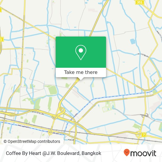 Coffee By Heart @J.W. Boulevard map