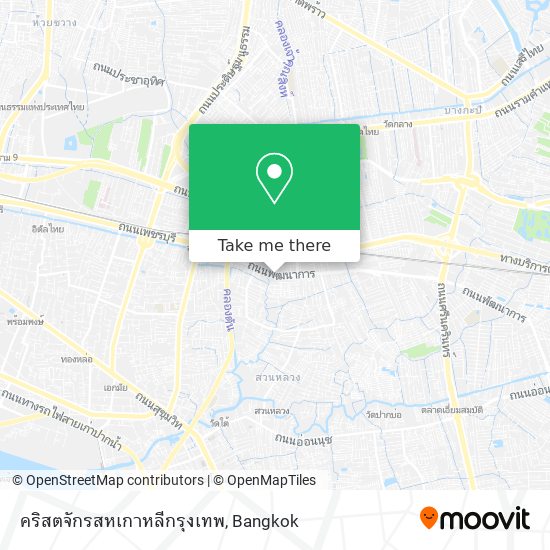 คริสตจักรสหเกาหลีกรุงเทพ map