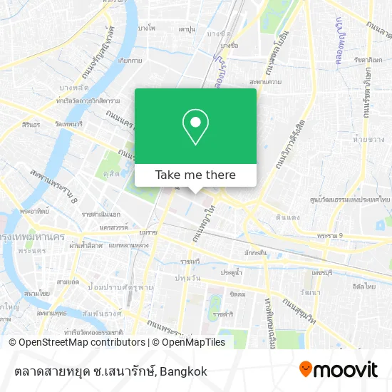 ตลาดสายหยุด ซ.เสนารักษ์ map