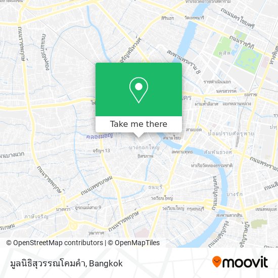 มูลนิธิสุวรรณโคมคำ map