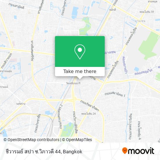 ชีวารมย์ สปา ซ.วิภาวดี 44 map
