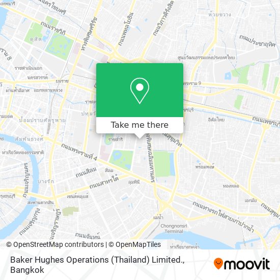 Baker Hughes Operations (Thailand) Limited. map