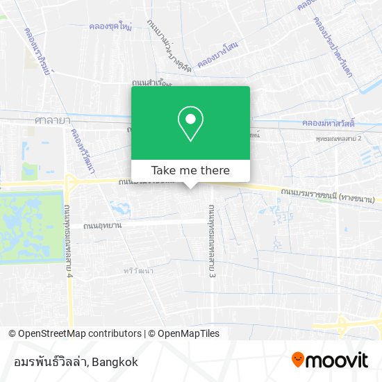 อมรพันธ์วิลล่า map