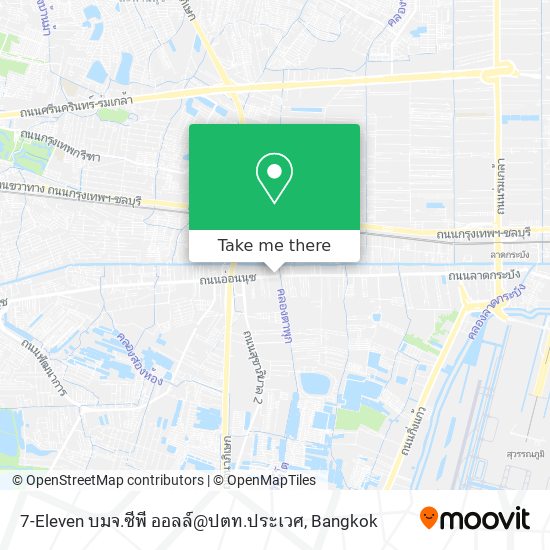 7-Eleven บมจ.ซีพี ออลล์@ปตท.ประเวศ map