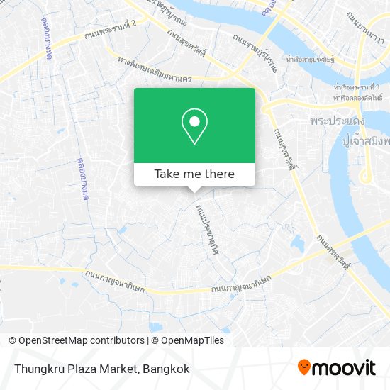Thungkru Plaza Market map