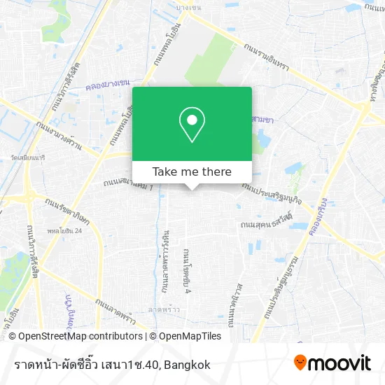 ราดหน้า-ผัดซีอิ๊ว เสนา1ซ.40 map