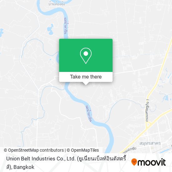 Union Belt Industries Co., Ltd. (ยูเนี่ยนเบ็ลท์อินดัสตรี้ส์) map