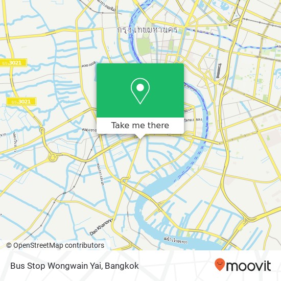 Bus Stop Wongwain Yai map