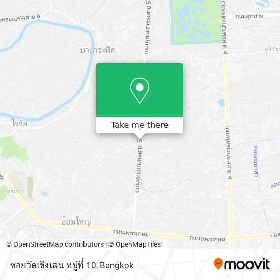 ซอยวัดเชิงเลน หมู่ที่ 10 map