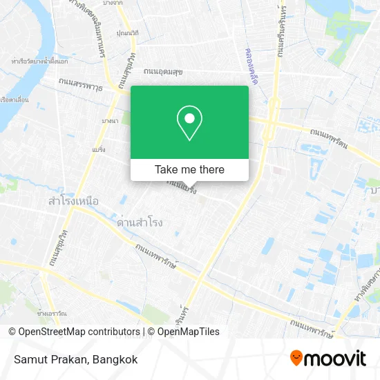 Samut Prakan map