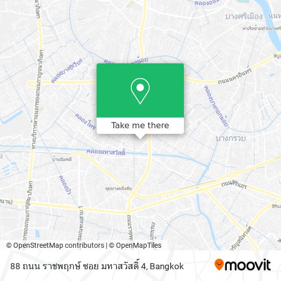 88 ถนน ราชพฤกษ์ ซอย มหาสวัสดิ์ 4 map