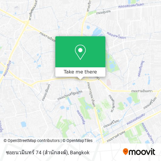 ซอยนวมินทร์ 74 (สำนักสงฆ์) map