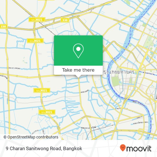 9 Charan Sanitwong Road map